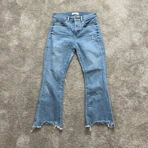 Loft - high waist flare crop - size 26